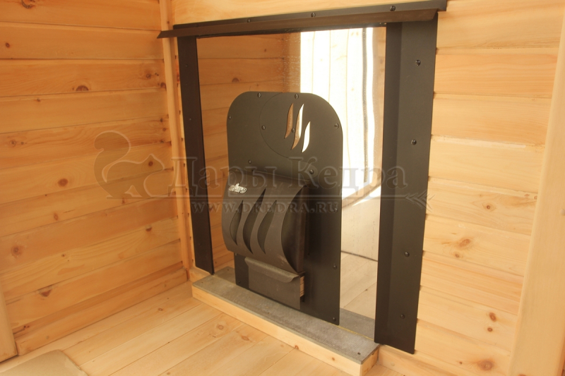 Каркасно-щитовая баня из кедра «Оптима»